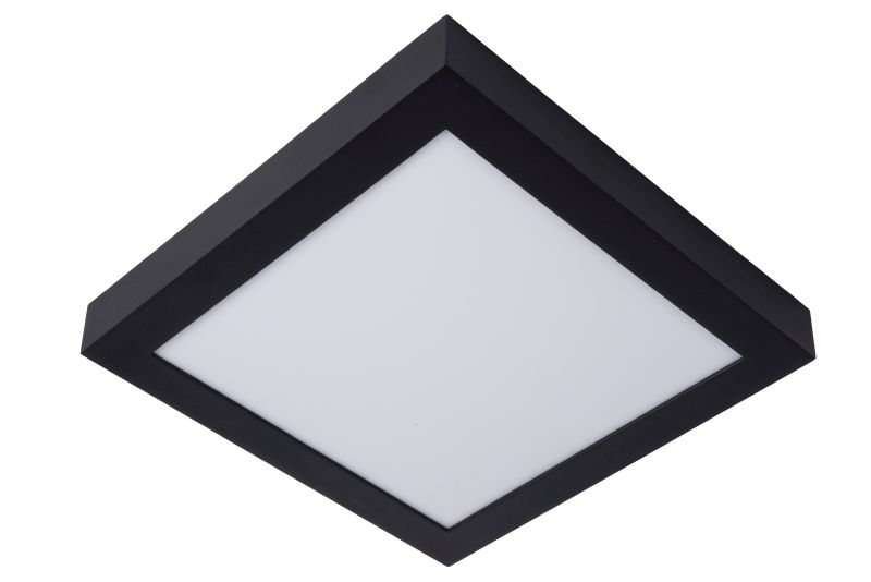 Lucide BRICE-LED - Zapustené stropné svietidlo Kúpeľňa - LED Dim. - 1x30W 3000K - IP44 - Čierna